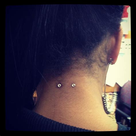 nape piercing|how to get nape piercing.